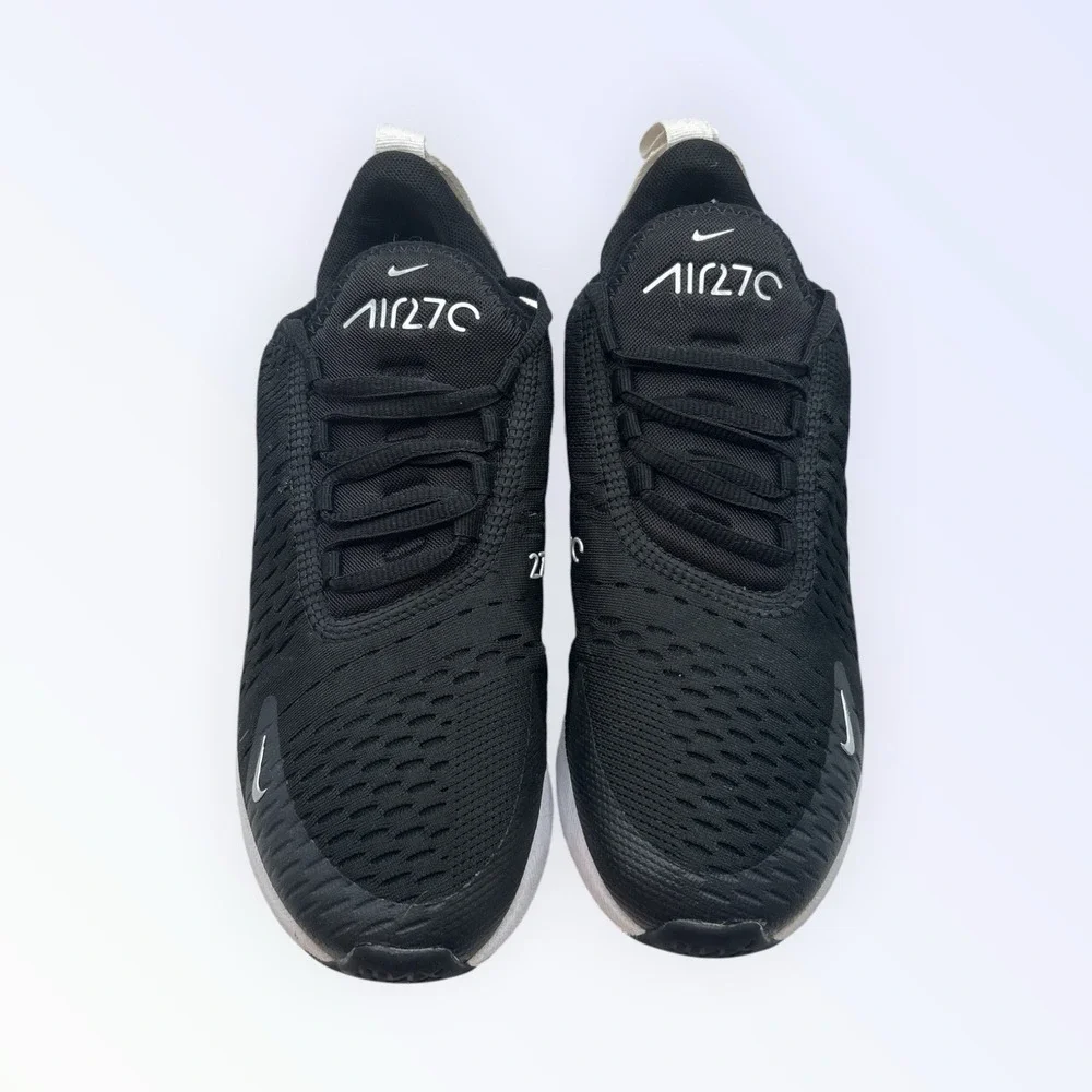 Nike Air Max 270 Black Metallic Silver Phantom DZ7736-002 WOMENS 8